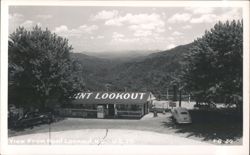 Point Lookout Building & Mountain View, U.S. 70 Postcard