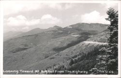 Looking Toward Mt. Mitchell From The Highway Postcard