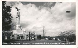 Grave of Andrew Johnson - 17th President of U.S. Postcard