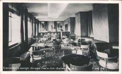 Cocktail Lounge - Grove Park Inn Postcard