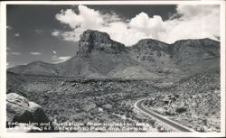 El Capitan and Guadalupe Peak, Highest in Texas Postcard