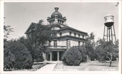 Martin County Court House and Water Tower Postcard