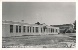 High School Building in Stanton Postcard