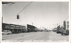 Sealey Street with Maxwell Drugs and Tower Theater Postcard