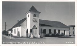 First Baptist Church Postcard