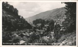 Birdseye View of Lynch, KY in Harlan County Postcard
