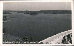 Allatoona Lake with Dam Postcard