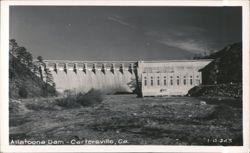 Allatoona Dam Postcard