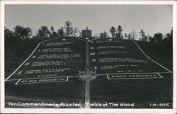 Ten Commandments Mountain - Fields of The Wood Postcard