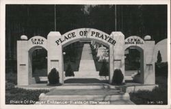 Place of Prayer Entrance, Fields of the Wood Postcard