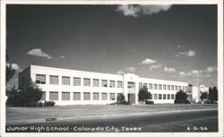 Colorado City Junior High School Postcard