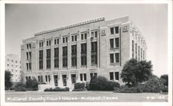 Midland County Court House Postcard