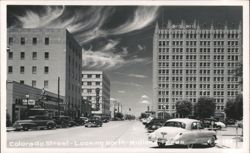 Colorado Street Looking North Postcard