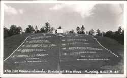 The Ten Commandments - Fields of the Wood Postcard