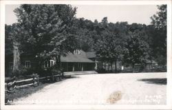 At Lincoln's Boyhood Home At Knob Creek Postcard