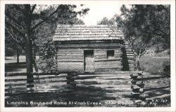 Lincoln's Boyhood Home at Knob Creek Postcard