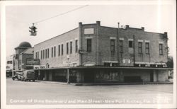 Corner Of Dixie Boulevard and Main Street, New Port Richey Postcard