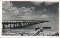 Highway Bridge Across Lake Harris Postcard