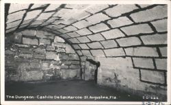 The Dungeon, Castillo De San Marcos Postcard