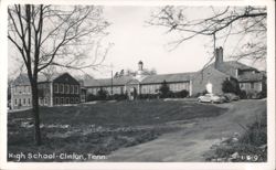 High School, Clinton, Tennessee Postcard