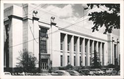 U.S. Post Office & Court House with Cars Postcard