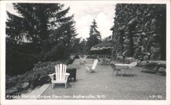 Front Porch - Grove Park Inn Postcard