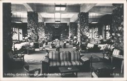 Lobby - Grove Park Inn Postcard