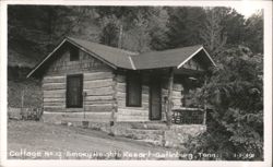 Cottage No. 12 Smoky Heights Resort Postcard