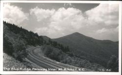 Blue Ridge Parkway View Near Mount Mitchell Postcard