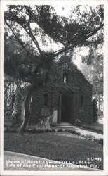 Shrine of Nuestra Senora De La Leche, Site of the First Mass Postcard