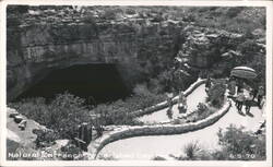 Natural Entrance To Carlsbad Caverns Postcard