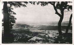 View from Lookout Mountain, Mentone, AL Postcard