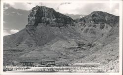 El Capitan and Guadalupe Peak, Highest Point in Texas Postcard