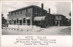 Hotel Taylor with Air Conditioned Rooms, Television Lounge & Free Parking Postcard