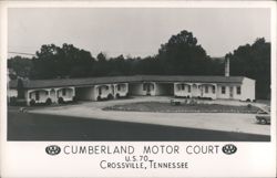 Cumberland Motor Court on U.S. 70 Postcard
