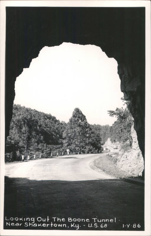 Looking Out The Boone Tunnel Near Shakertown, Ky. - U.S. 68 Kentucky