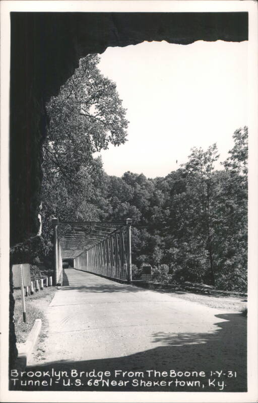 Brooklyn Bridge From The Boone Tunnel - U.S. 68 Shakertown Kentucky