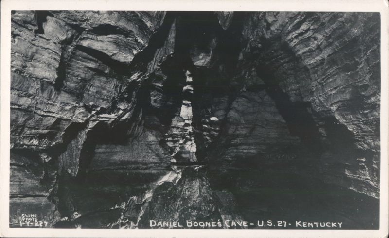Daniel Boone's Cave Interior View High Bridge Kentucky