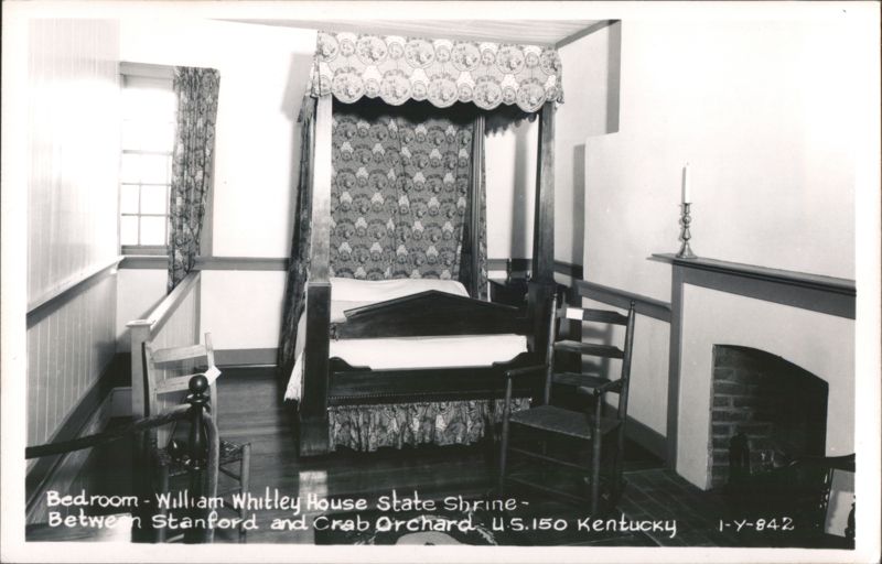 Bedroom - William Whitley House State Shrine Stanford Kentucky