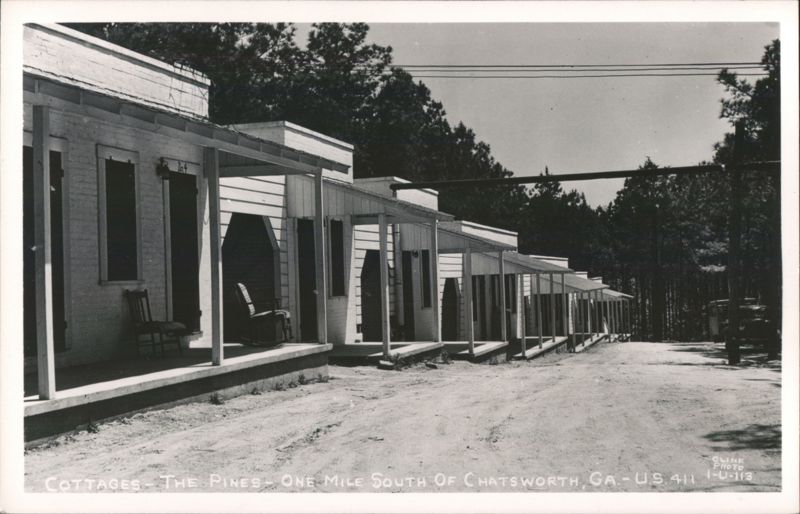 The Pines Cottages, One Mile South of Chatsworth, GA Georgia
