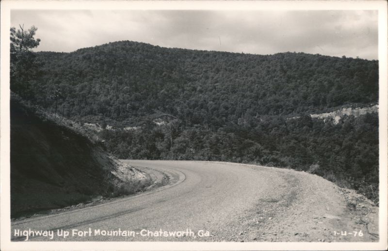 Highway Up Fort Mountain Chatsworth Georgia