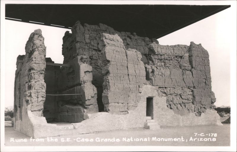 Ruins from the S.E. - Casa Grande National Monument Coolidge Arizona