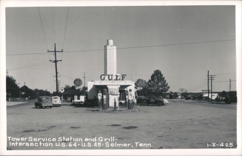 Tower Service Station and Grill Selmer Tennessee