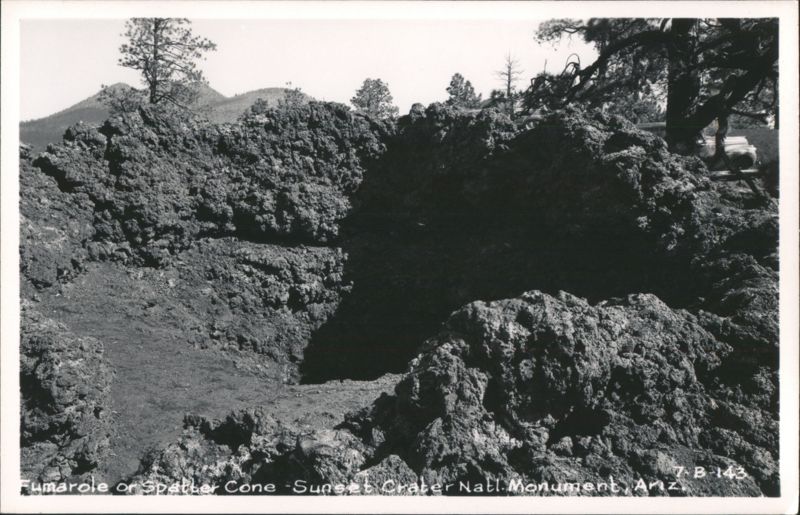 Fumarole or Spatter Cone, Sunset Crater National Monument Flagstaff Arizona