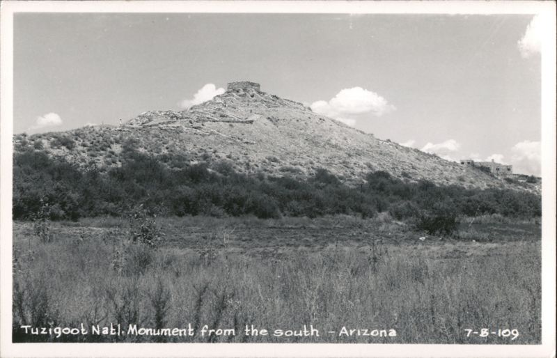 Tuzigoot National Monument from the south Clarkdale Arizona