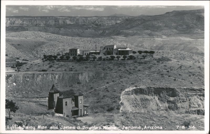 Little Daisy Mine and James S. Douglas Home Jerome Arizona