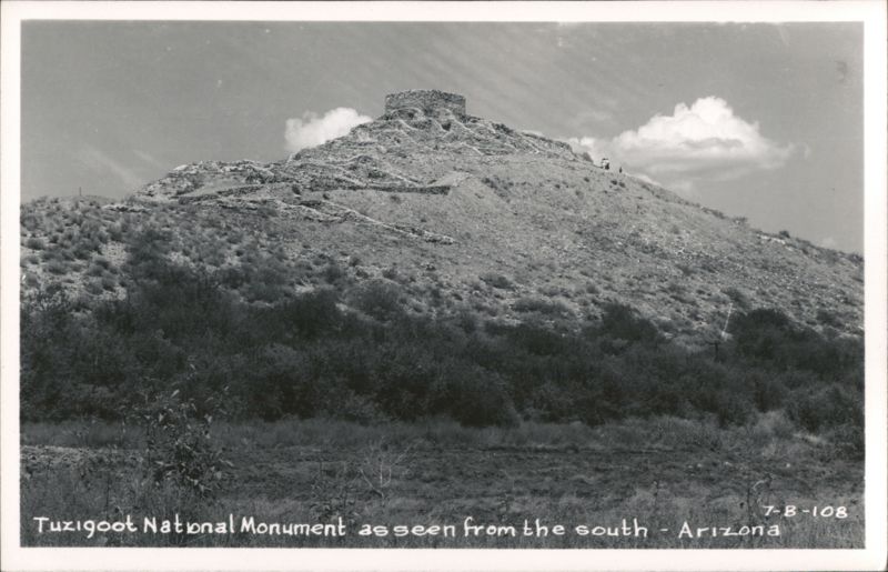 Tuzigoot National Monument as seen from the south Clarkdale Arizona