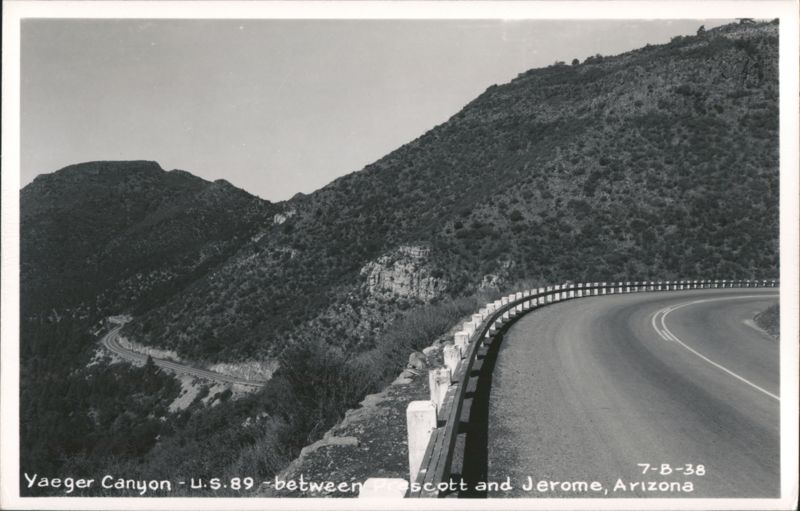 Yaeger Canyon, U.S. 89 between Prescott and Jerome Prescott Valley Arizona