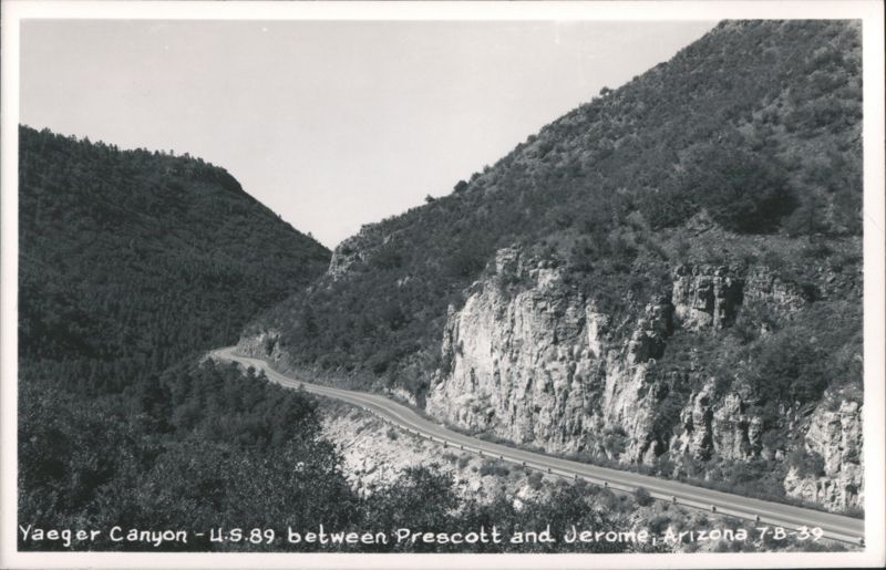 Yaeger Canyon - U.S. 89 between Prescott and Jerome Prescott Valley Arizona