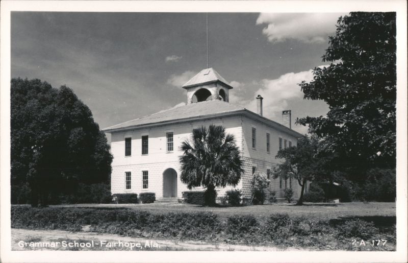 Grammar School building with bell tower Fairhope Alabama